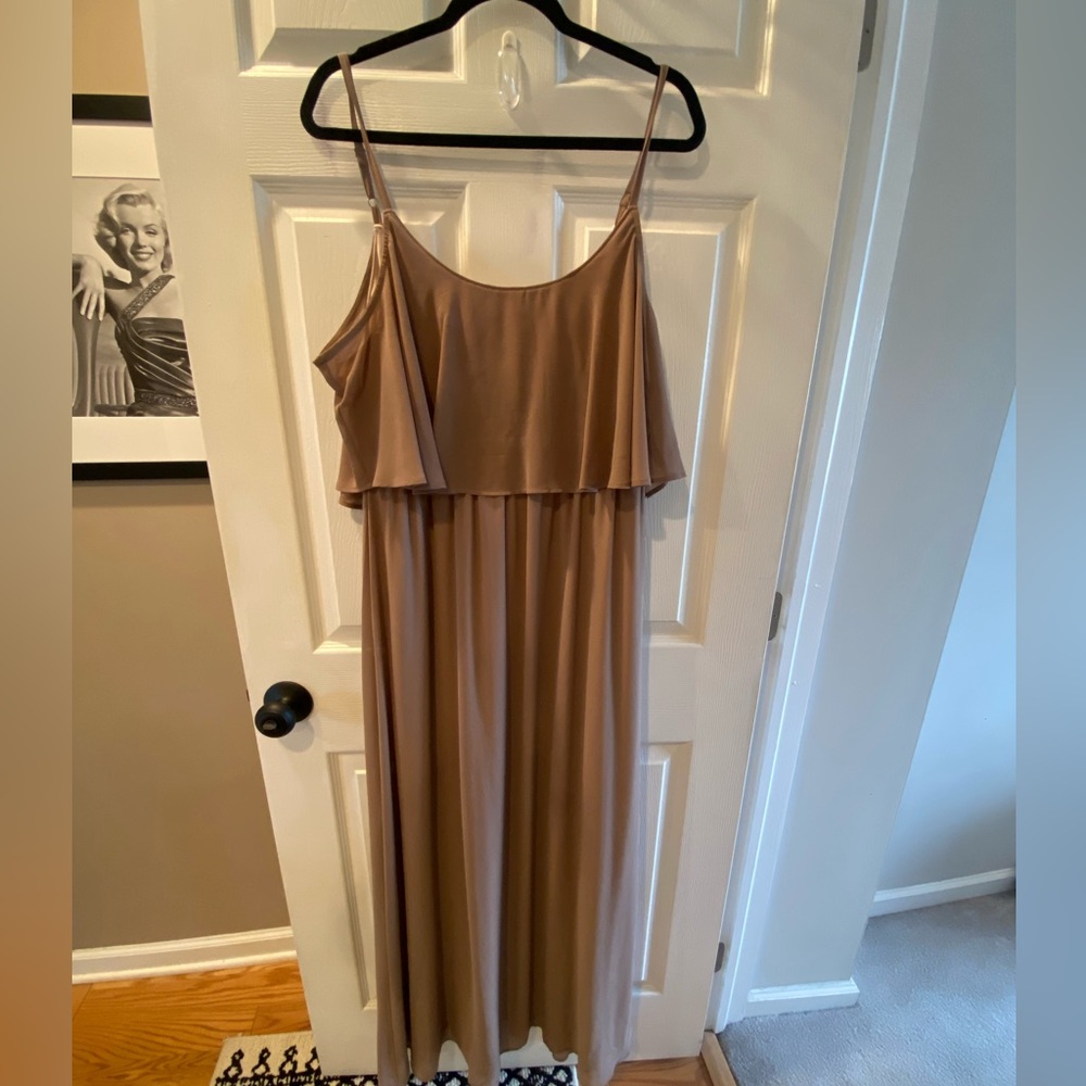 Show Me Your Mumu Caitlin Ruffle Maxi Dress Size XXL